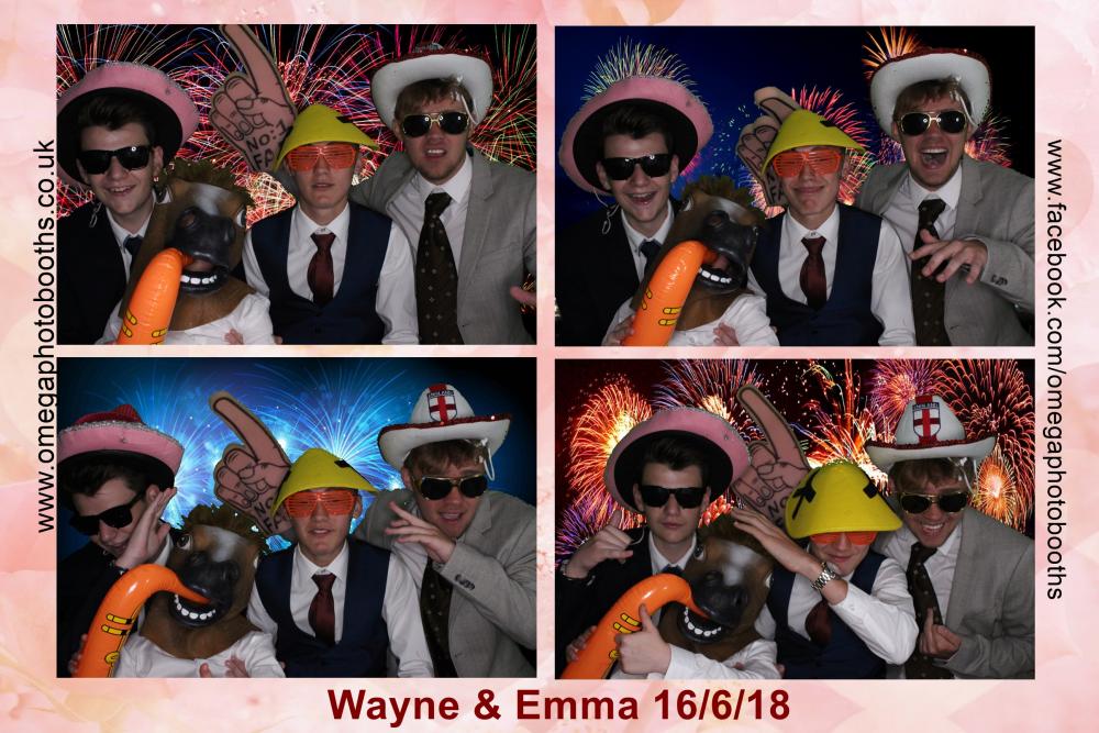 Emma & Wayne's Wedding | View more photos from the event at gallery.omegaphotobooths.co.uk/u/Omega-Photobooths/Emma-Waynes-Wedding